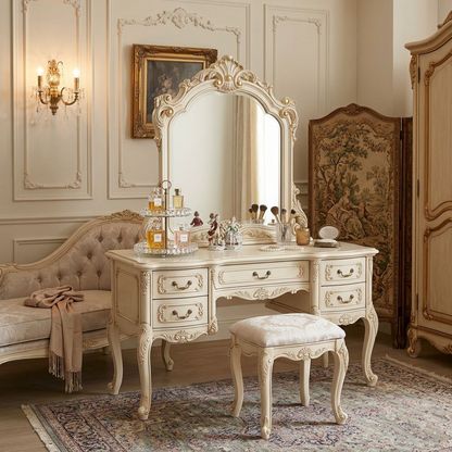 French Vintage Vanity Table