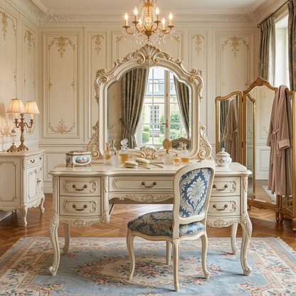 French Vintage Vanity Table