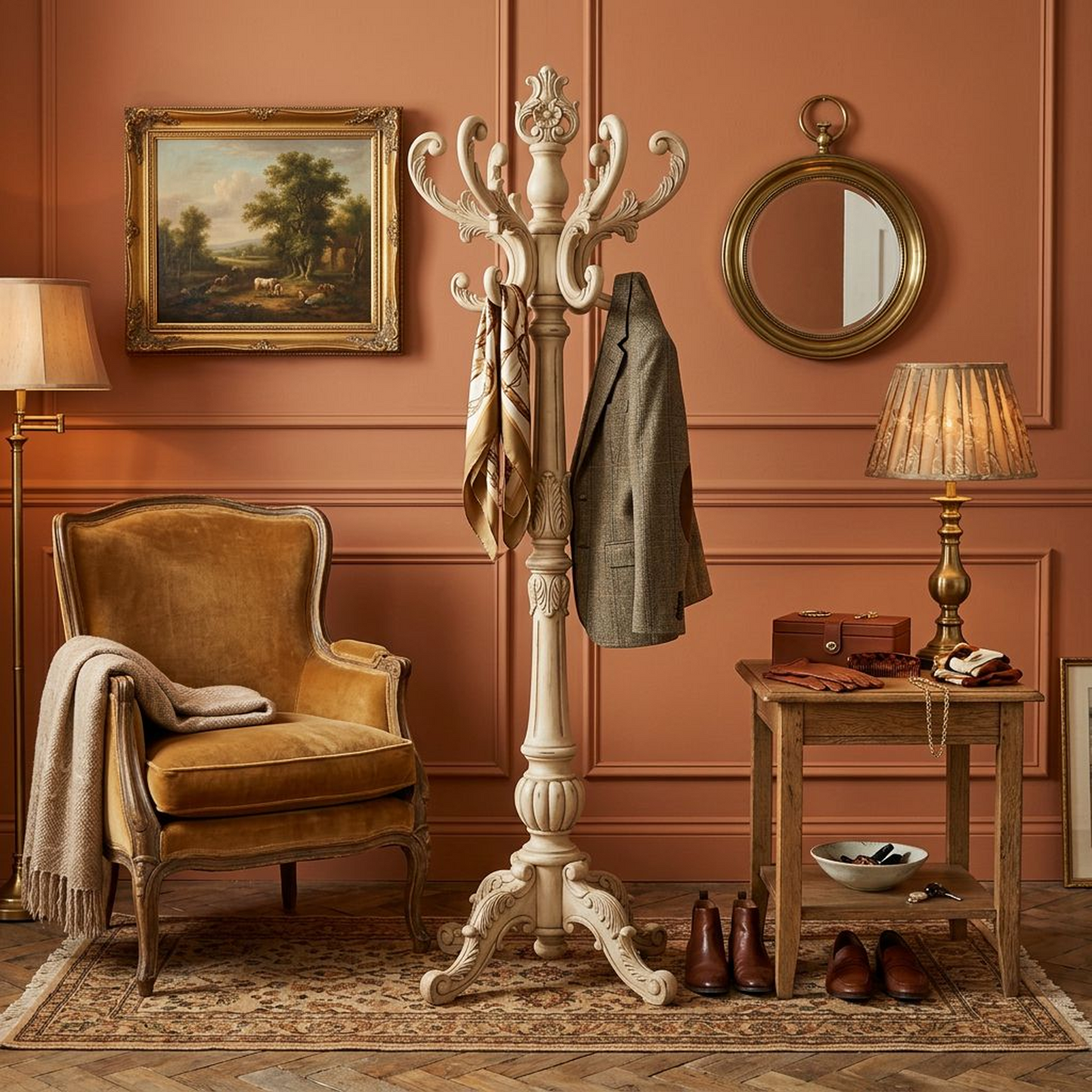 French Vintage Coat Rack